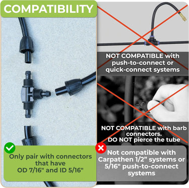 100 ft Black Tubing Drip Line - .42